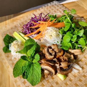 Summer Salad Roll – Brown Button